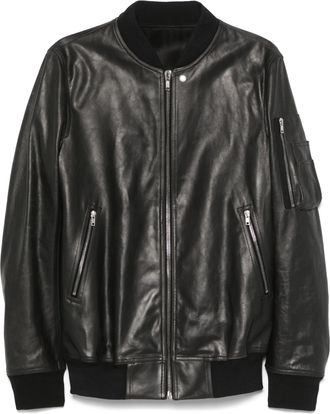 Rick Owens Giacca in pelle da volo classica di Rick Owens