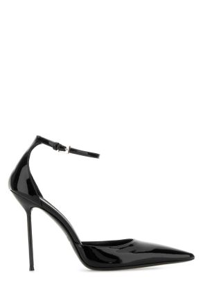 PARIS TEXAS Black Leather Lidia Pumps