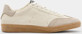 AllSaints Leather Leo Low Top Suede Trainers, Size: UK 6/US 7/EU 40