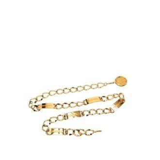 Chanel Pre-owned Belts, female, Yellow, Size: ONE SIZE Pre-owned Medallion Belt