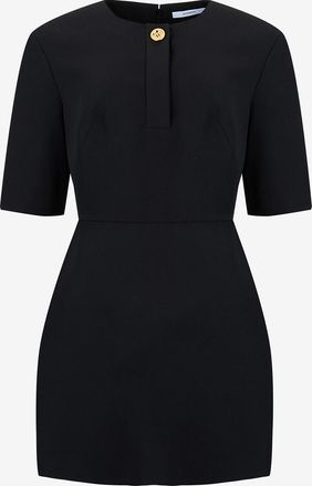 Givenchy Minikleid aus Wolle in Grain-de-Poudre-Textur Cocoon