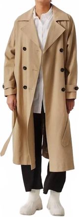 Part Two Womens Solina Trench Coat In Travertine