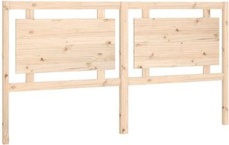 vidaXL Cabecero De Cama Madera Maciza De Pino 185,5x4x100 Cm Vidaxl