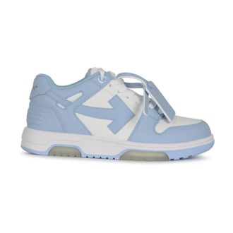 Off-white Schoenen, Dames, Blauw, 40 EU, Leer, Out Of Office Sneakers