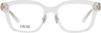 Dior DIORGLOWO S1F Demo Square Ladies Eyeglasses CD50128F 026 51