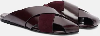 Proenza Schouler Slant leather sandals