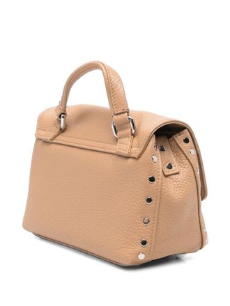 Zanellato Postina Daily Pebbled Leather Top Handle Bag - Tan