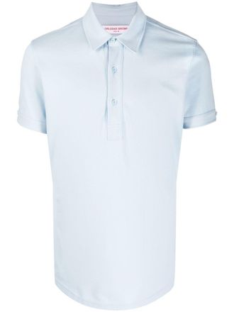 Orlebar Brown Sebastian piqu&eacute; polo shirt - Blue