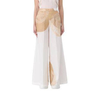Liviana Conti Wijde broek - Dames - Wijde Broeken - Veelkleurig - S - Broeken