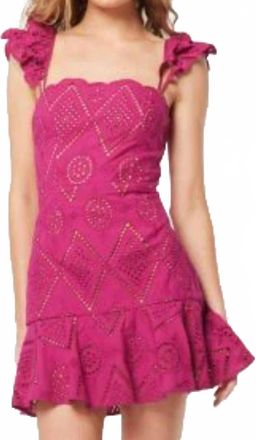 Elliatt Leighton Mini Dress In Orchid