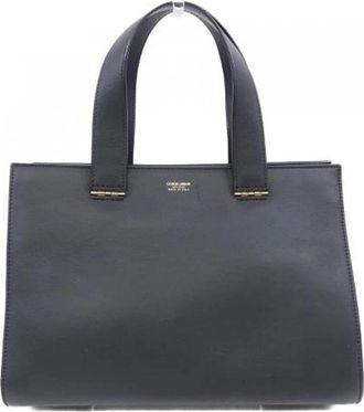 Armani Pre-owned Handbags, male, Black, Size: ONE SIZE Pre-owned Ygwm31 Handbag