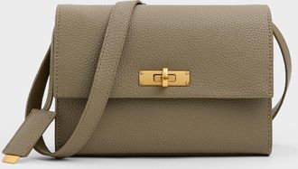 Charles & Keith Chance Turn-Lock Crossbody Bag