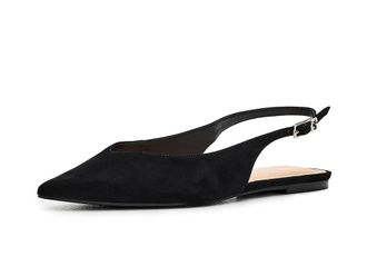 Guess Dorazio Womens Flat Shoes Black : 7.5 M, Leather/Polyester/Rubber