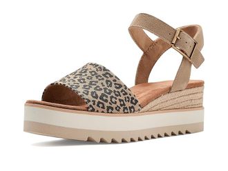 Toms Diana Sandal Womens Sandals Beige : 6.5 B - Medium, Leather/Rubber