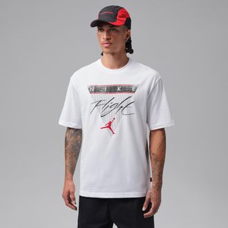 Nike Jordan Mens Jordan Graphic T-Shirt in White | IR5140-100