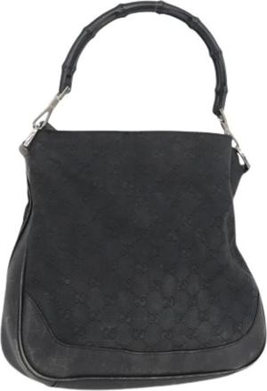 Gucci Pre-owned Handbags, female, Black, Size: ONE SIZE Pre-owned Vintage Hand Bag