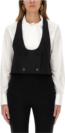 Nina Ricci Vests - Dames - Bodywarmers - Zwart - S - Jassen