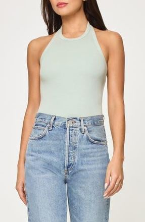 L*Space Alyx Cover-Up Halter Tank in Mineral at Nordstrom Rack, Size X-Large