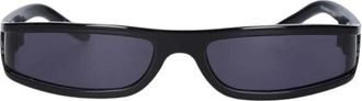 Rick Owens Fog Zonnebril - Heren - Accessoires - Zwart - Maat: ONE Size Nylon