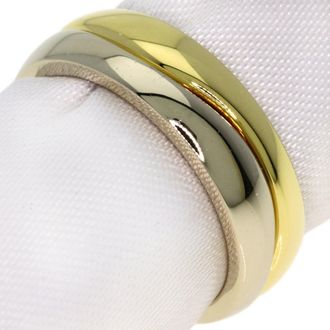 Cartier Yellow Gold (18K) White Gold (18K) Band Ring (Pre-Owned)