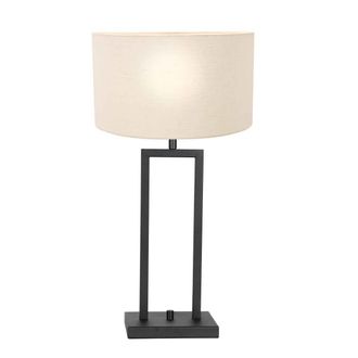 Steinhauer L&aacute;mpara De Mesa - Stang - Negro - Lino Metal - &Oslash; - Steinhauer