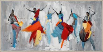 Schubiger M&ouml;bel Bild mit Rahmen Kunstvoller Tanz 2