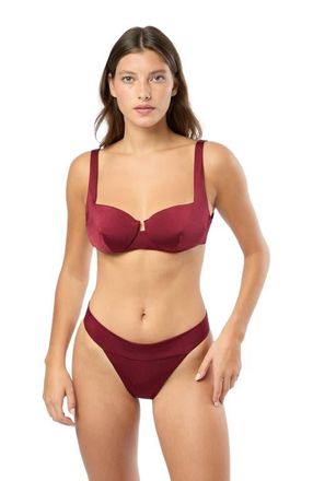 Onia Danica Bikini Top in Pomegranate at Nordstrom, Size X-Small