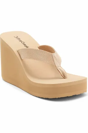 Jeffrey Campbell Womens Astria 2 Wedge Sandals In Beige