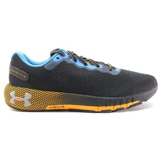 Under Armour HOVR Machina 2 Synthetic Textile Mens Low Top Trainers - Black Orange - Size:UK 11.5