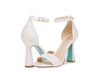 Blue by Betsey Johnson Dani Womens Shoes Pearl : 6.5 M, Textile