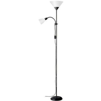 Les Tendances Brilliant Spari 4 lampada da terra nera con lettura 180 cm