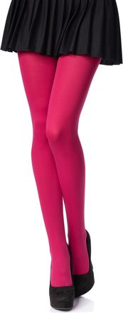 Romartex Opaque 100 Denier Tights, 23 Colours, Sizes S-XL, XL, fuchsia