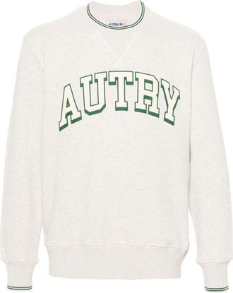 Autry jersey sweatshirt - men - Cotton/Polyester - S - Neutrals