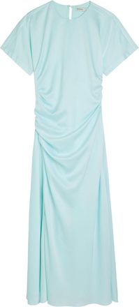 SIMKHAI Marabella Draped Satin Maxi Dress - Light Blue - 12 (UK16 / XL)