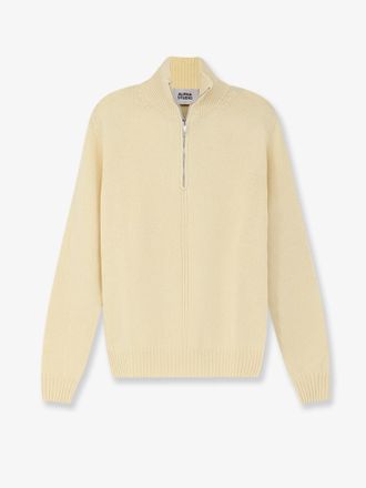 Alpha Studio Cardigan con mezza zip in lana e cashmere - ALPHA-STUDIO - gender_Man