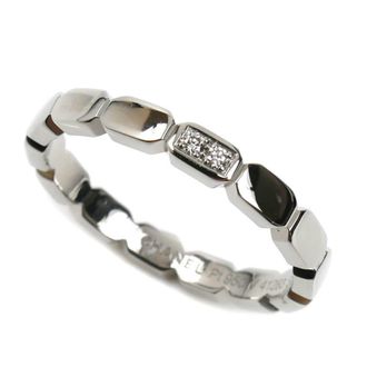 Chanel Platinum Platinum 950 Band Ring (Pre-Owned)