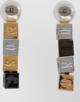 Moschino pearl earrings
