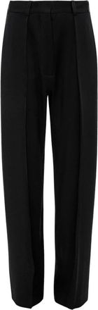 Victoria Beckham Dames, Broeken, Zwart, Maat: 2XS Wol