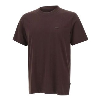 HUGO BOSS Hugo, T-Shirts, male, Brown, Size: 2XL Thompson T-Shirt