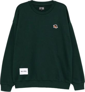 Izzue logo-embroidered hoodie - Blue