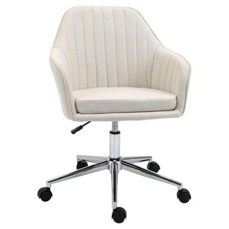 Vinsetto Silla de oficina 61x59x96 cm beige