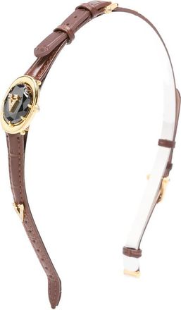 Yvmin Leather Emblem Headband