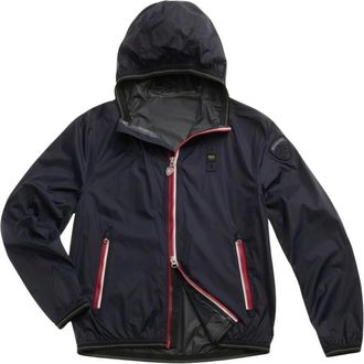 Blauer Korte windjack navyblauw - Heren - Zomerjassen - Blauw - S - Polyester - Jassen