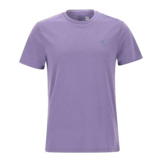 Polo Ralph Lauren Custom Slim Fit Jersey T-Shirt - Heren - Tops - Paars - Maat: M Jersey