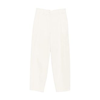 Via Masini 80 Pantalones Rectos - Trousers - Mujer - Blanco - 2XS