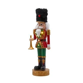 MondoViro Soldado de resina con LED, 47 cm de altura