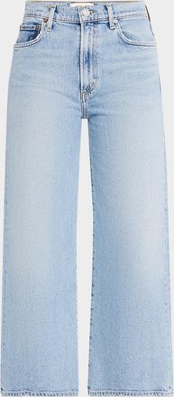 A Gold E Harper Wide-Leg Crop Jeans
