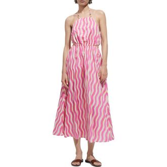Mango Cutout Sundress in Pink at Nordstrom Rack, Size 6