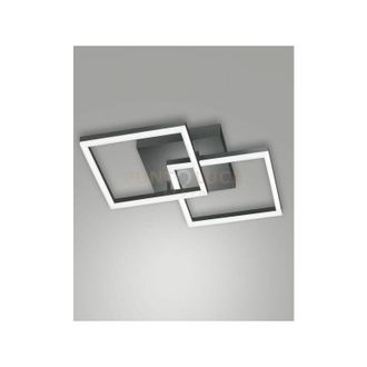Fabas Luce BARD APPLIQUE ANTRACITE NW 2 LUCI A LED 4000K - 39W - 4050 lm DIMMERABILE C/ACC