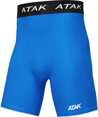 Wackysox ATAK Sports Mens Compression Short Royal Blue